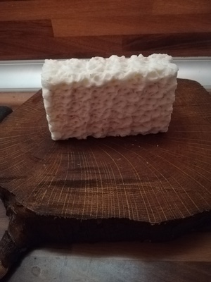 Savon exfoliant au lait d'ânesse bio, poudre de riz et son de blé