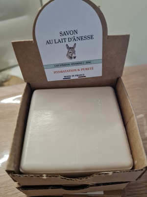 Savon au lait d'ânesse (Zinc + Vitamine C)