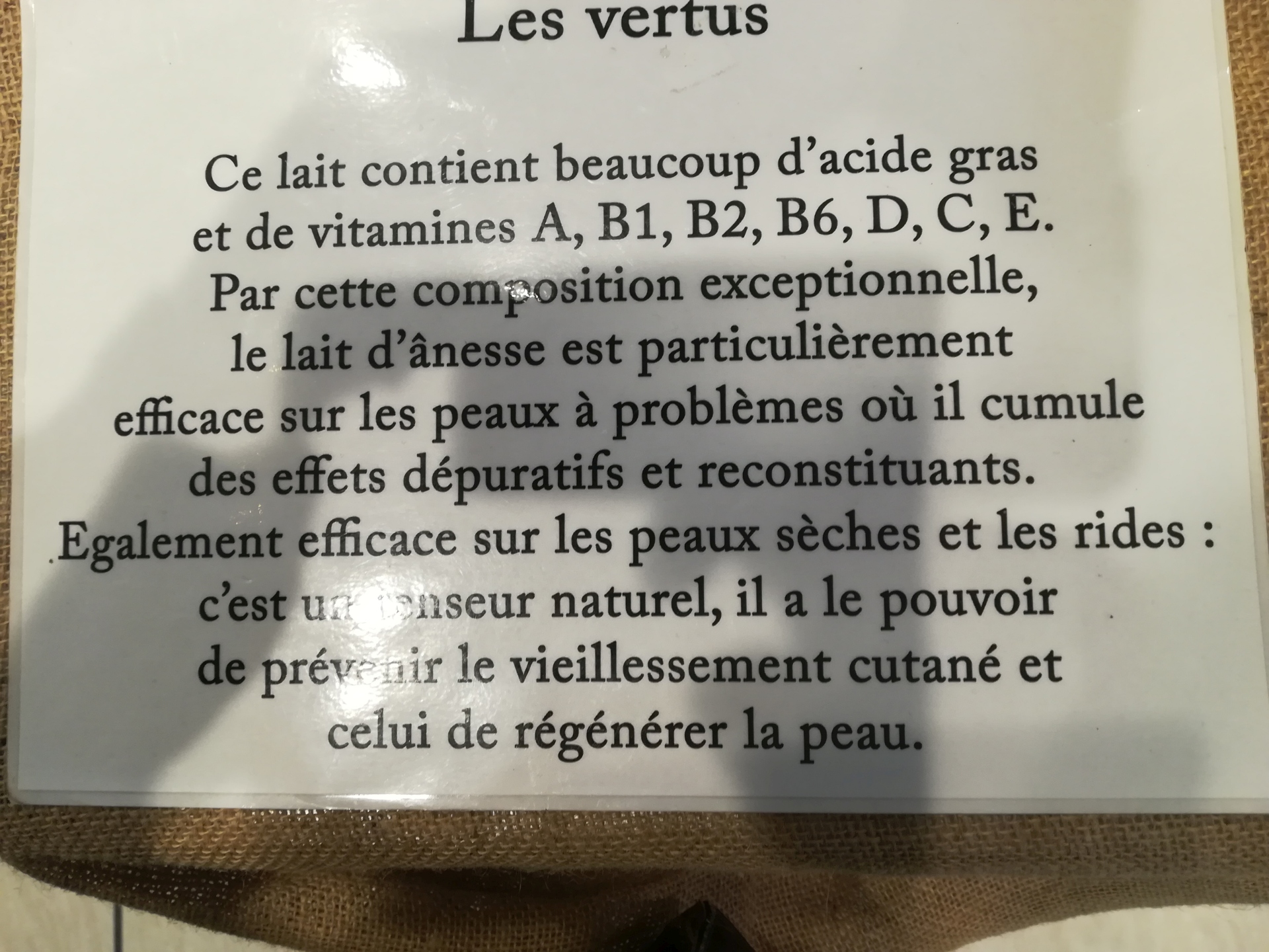 Savons au lait d'ânesse & beurre de karité